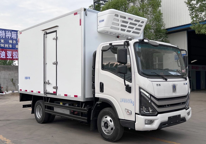 新能源吉利綠牌（4.2米）冷藏車(chē)
